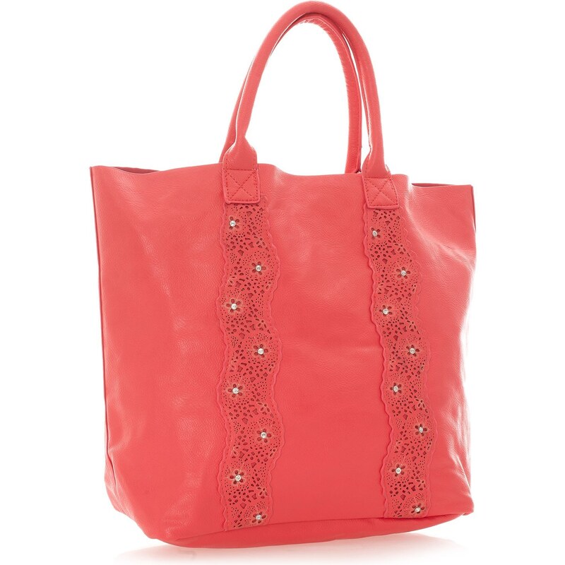Chic and Go Shopping Bag - korallenfarben