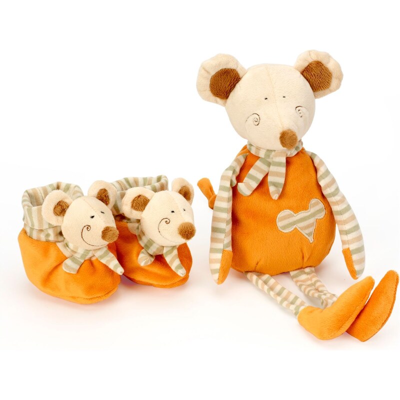 Les Bébés d Elysea Mimi la souris - Bei-meiner-Nanny-Set - orange