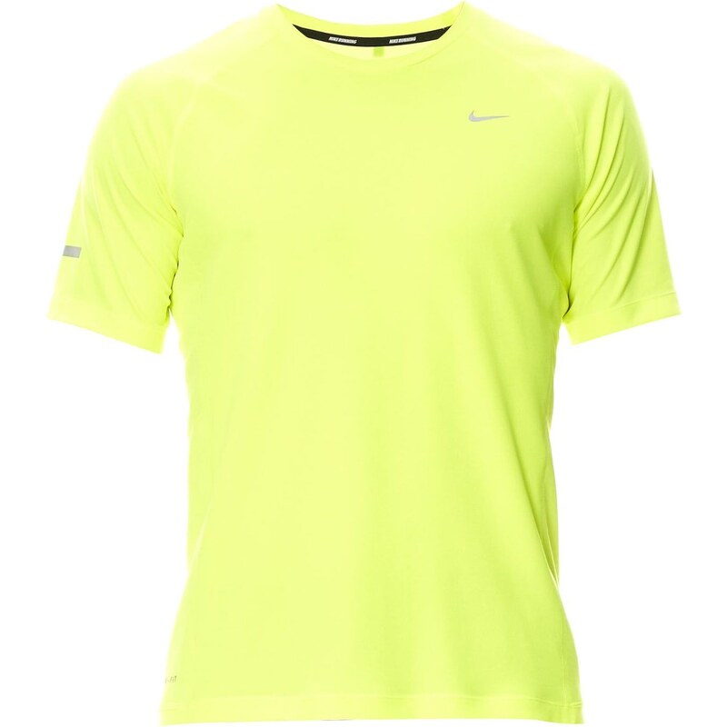 Nike Miler SS UV (Team) - T-Shirt - grellgelb