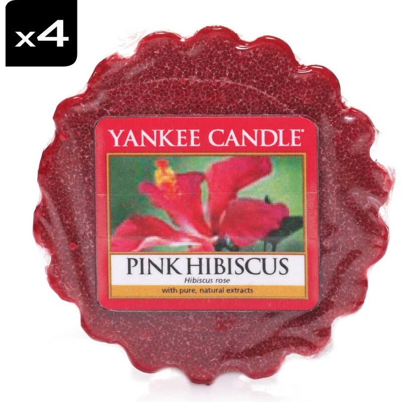 Yankee Candle Rose Hibiscus rouge - Parfümierte Kerze - rot