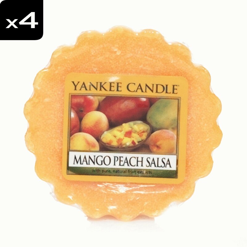 Yankee Candle Pêche mangue/ orange - Parfümierte Kerze - orange