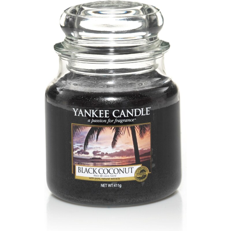 Yankee Candle Noix de Coco noir - Parfümierte Kerze - schwarz