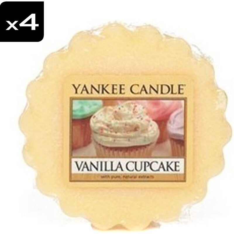 Yankee Candle Gâteau à la vanille jaune - Parfümierte Kerze - gelb