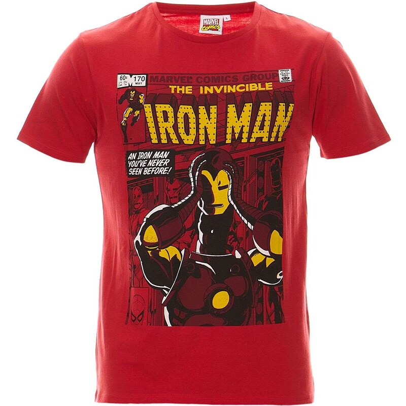 Cotton Division Iron Man - T-Shirt - rot