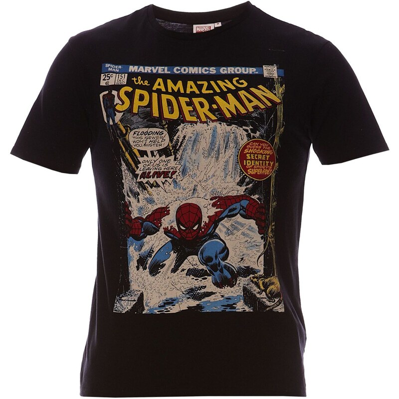Cotton Division Spider-man - T-Shirt - schwarz