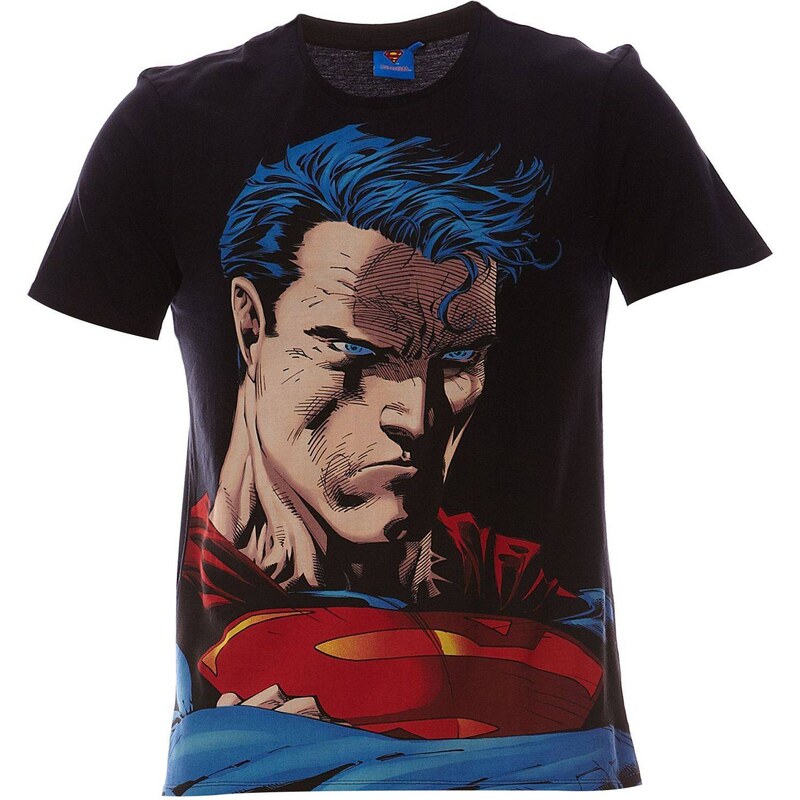 Cotton Division Superman - T-Shirt - schwarz