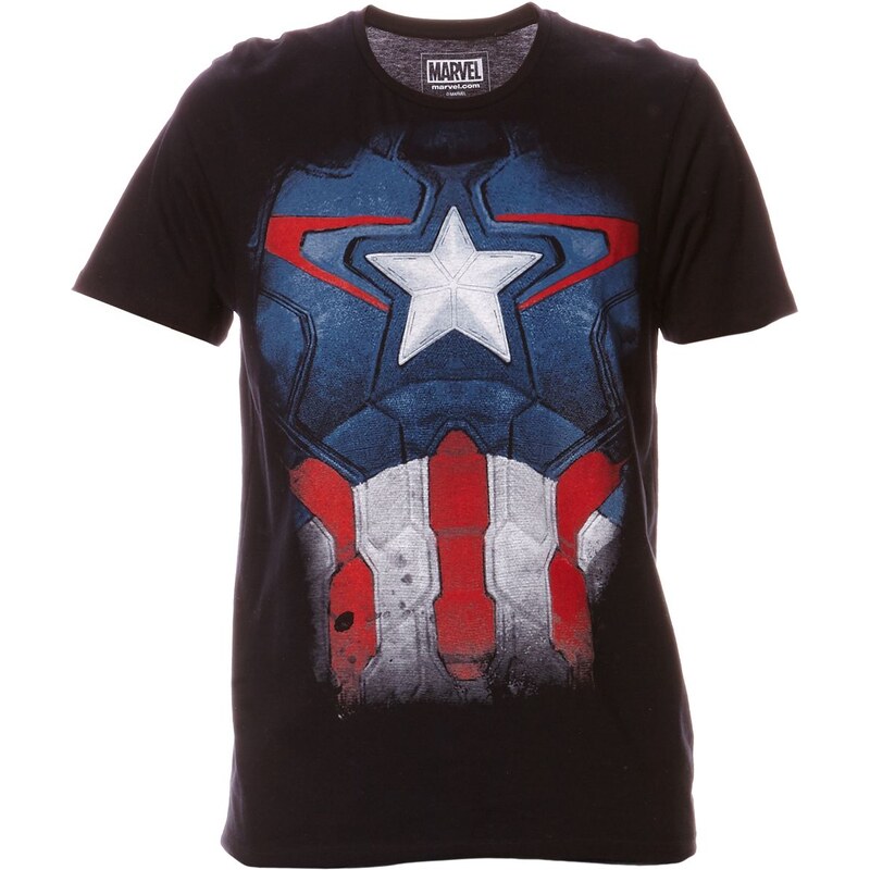 Cotton Division Captain America - T-Shirt - schwarz