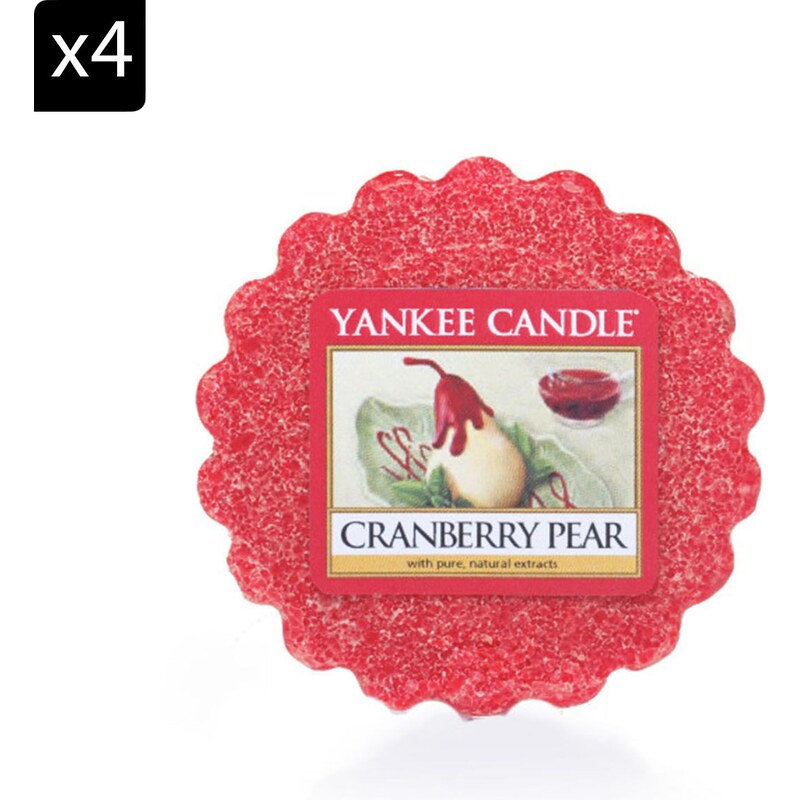 Yankee Candle Canneberge Poire rouge - Parfümierte Kerze - rot