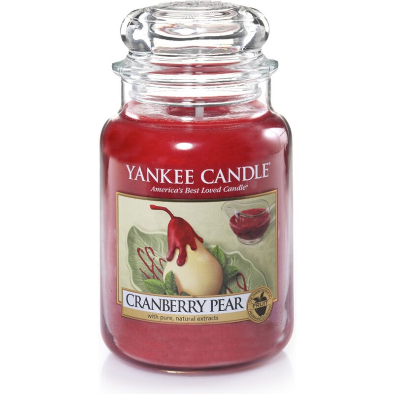 Yankee Candle Canneberge poire rouge - Parfümierte Kerze - rot