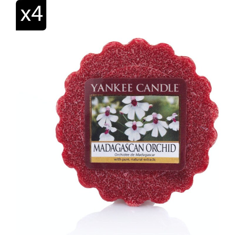 Yankee Candle Orchidee de Madagascar rouge - Parfümierte Kerze - rot