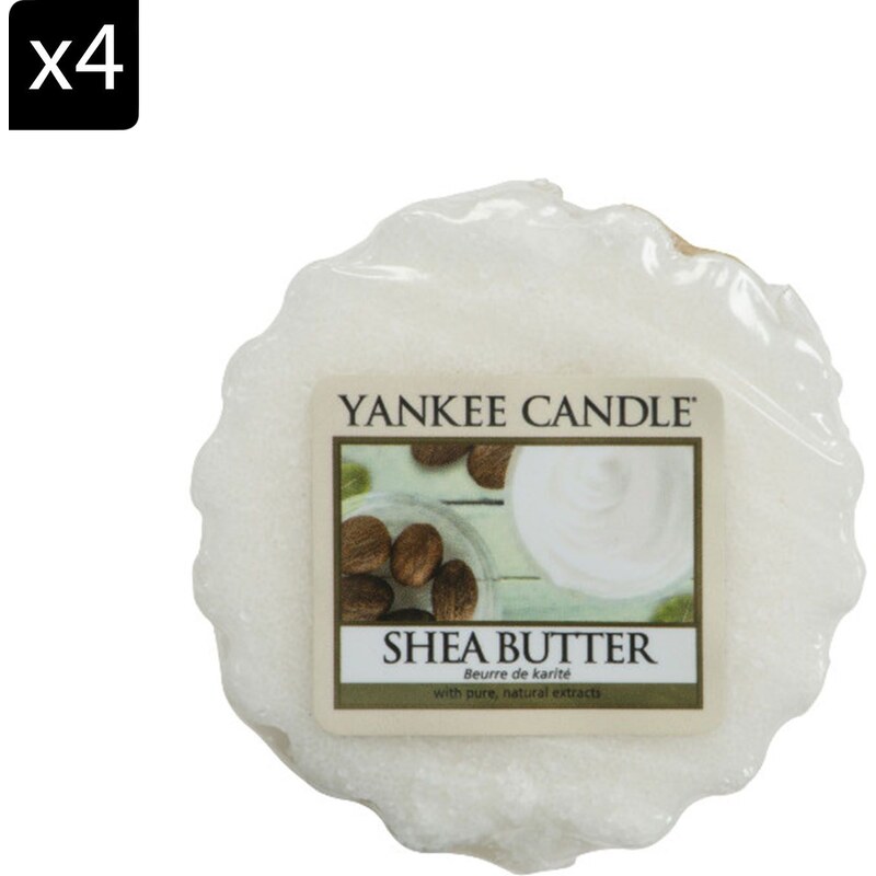 Yankee Candle Beurre de karité blanc - Parfümierte Kerze - weiß