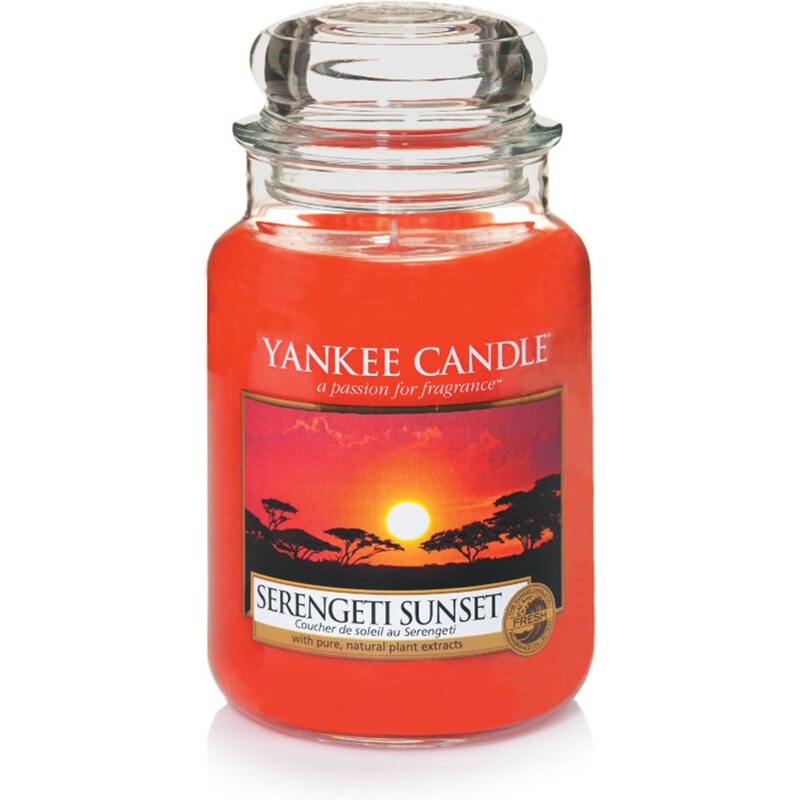 Yankee Candle Coucher de soleil au serengeti rouge - Parfümierte Kerze - rot