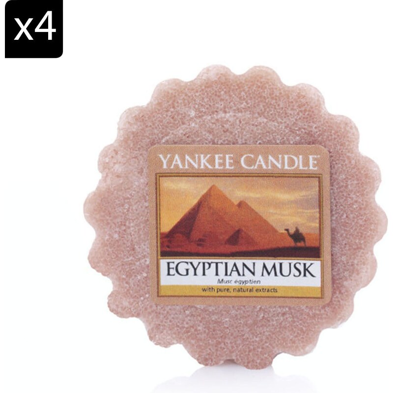 Yankee Candle Musc Egyptien rose - Parfümierte Kerze - hellrosa