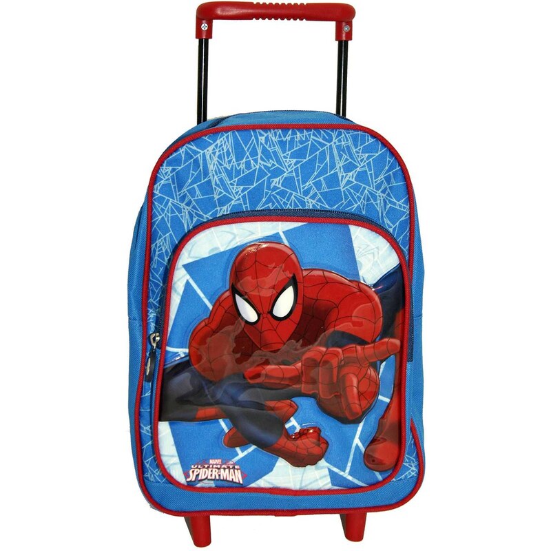 Spiderman Rolltasche - blau