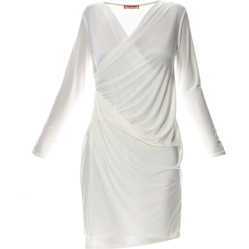 Soho Boulevard Kleid mit geradem Schnitt - weiß