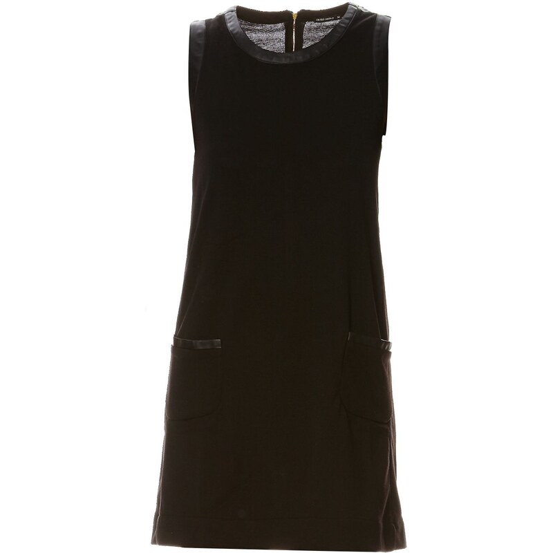 Soho Boulevard Kleid mit weitem Schnitt - schwarz