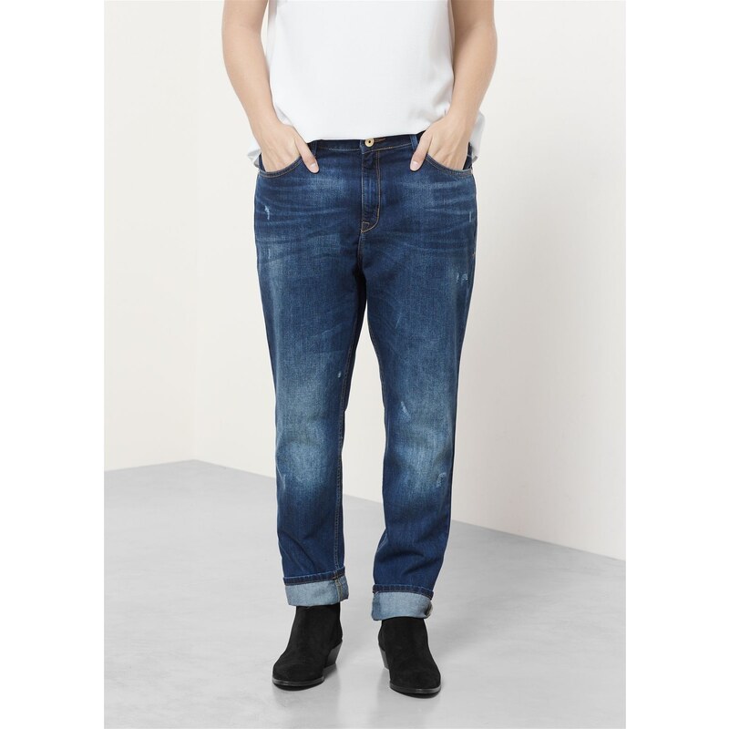 Violeta by Mango Claudia - Jeans mit geradem Schnitt - jeansblau