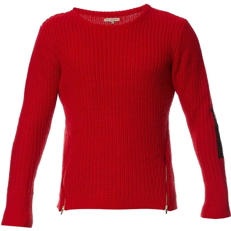 Best Mountain Pullover - kirschfarben