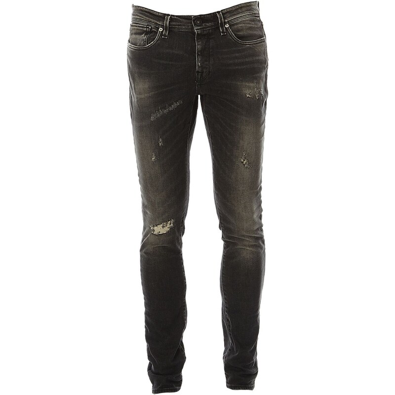 Selected SHNONEFABIOS 1372 BLACK ST-JEANS NOOS - Jeans mit geradem Schnitt - schwarz