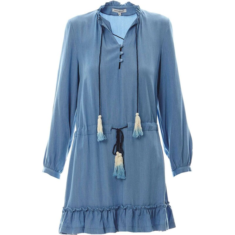 La petite française Phenomene - Kleid mit kurzem Schnitt - ausgewaschenes blau