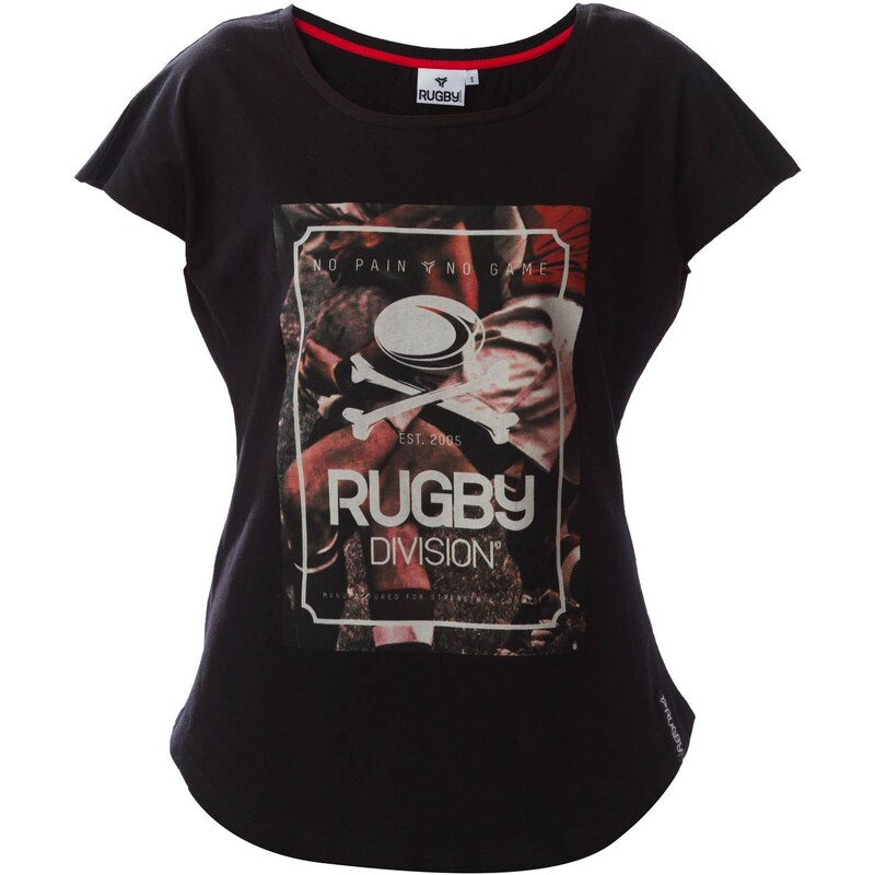 Rugby Division T-Shirt - schwarz