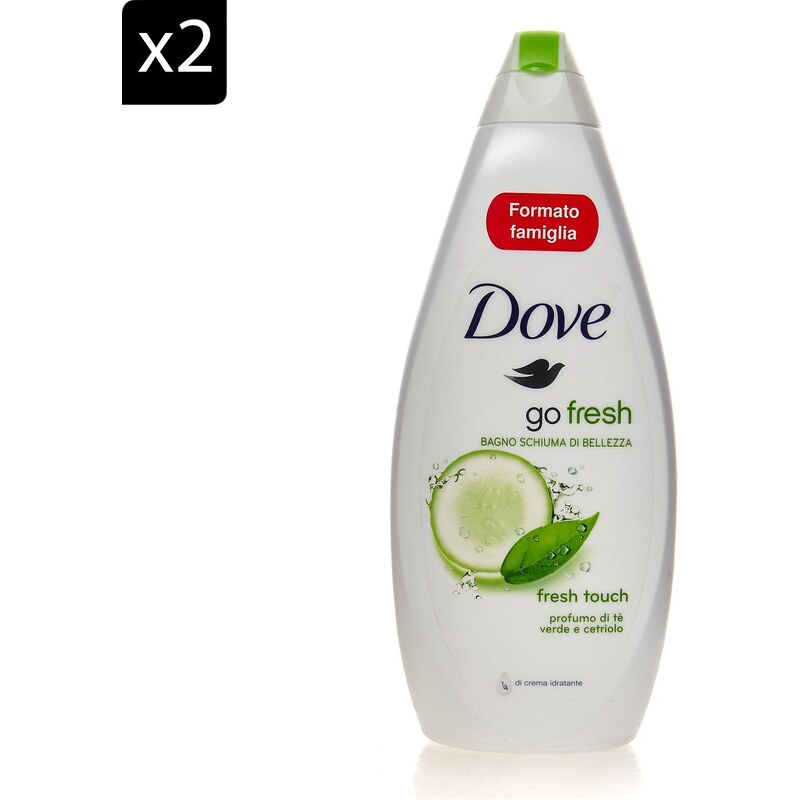 Dove Go Fresh - 2-er Set Duschgels - 700 ml