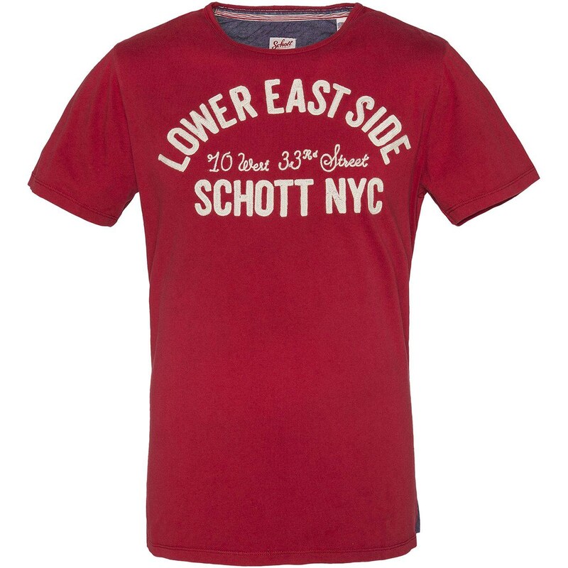 Schott T-Shirt - rot