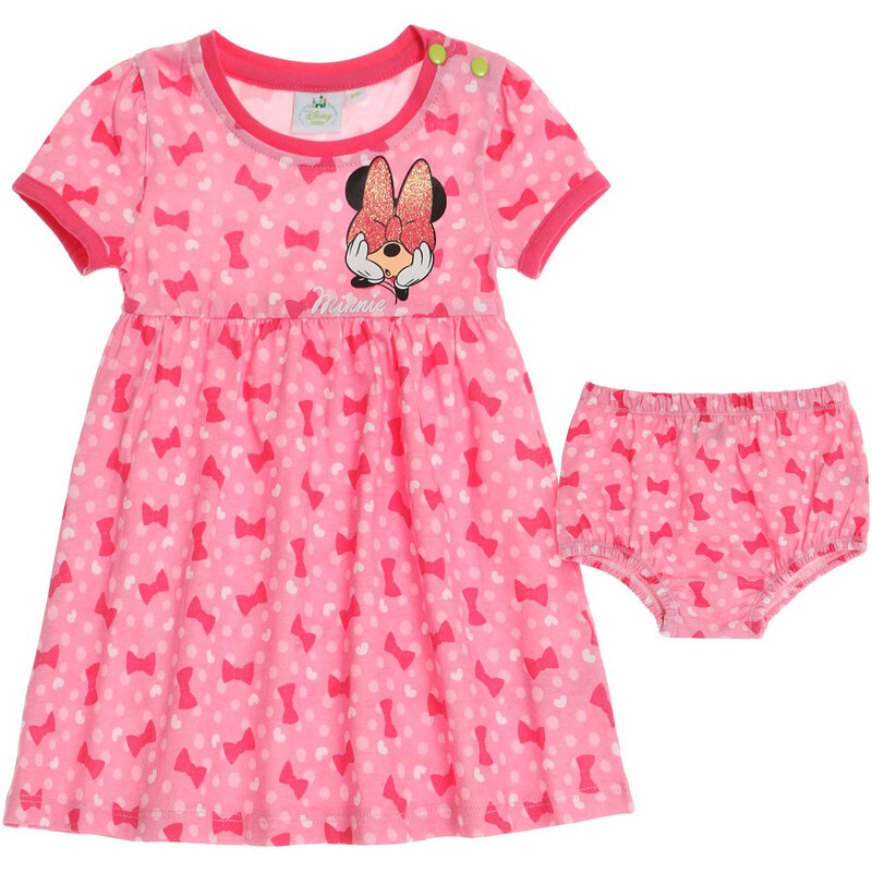Disney Minnie Kleid & Slips pink in Größe 3M für Mädchen aus 100% Baumwolle