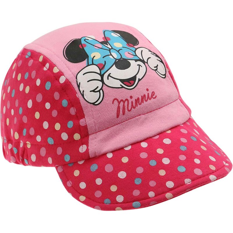 Disney Minnie Cap pink in Größe 46 für Mädchen aus 100% Baumwolle
