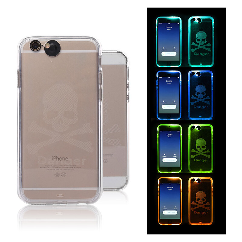 Lesara LED-Schutzhülle für Apple iPhone Totenkopf - Iphone 5 / 5s