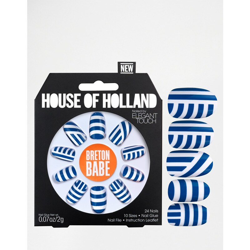 House Of Holland Nails By Elegant Touch - Breton Babe - Mehrfarbig