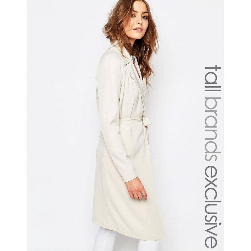 Noisy May Tall - Leichter Trenchcoat - Cremeweiß