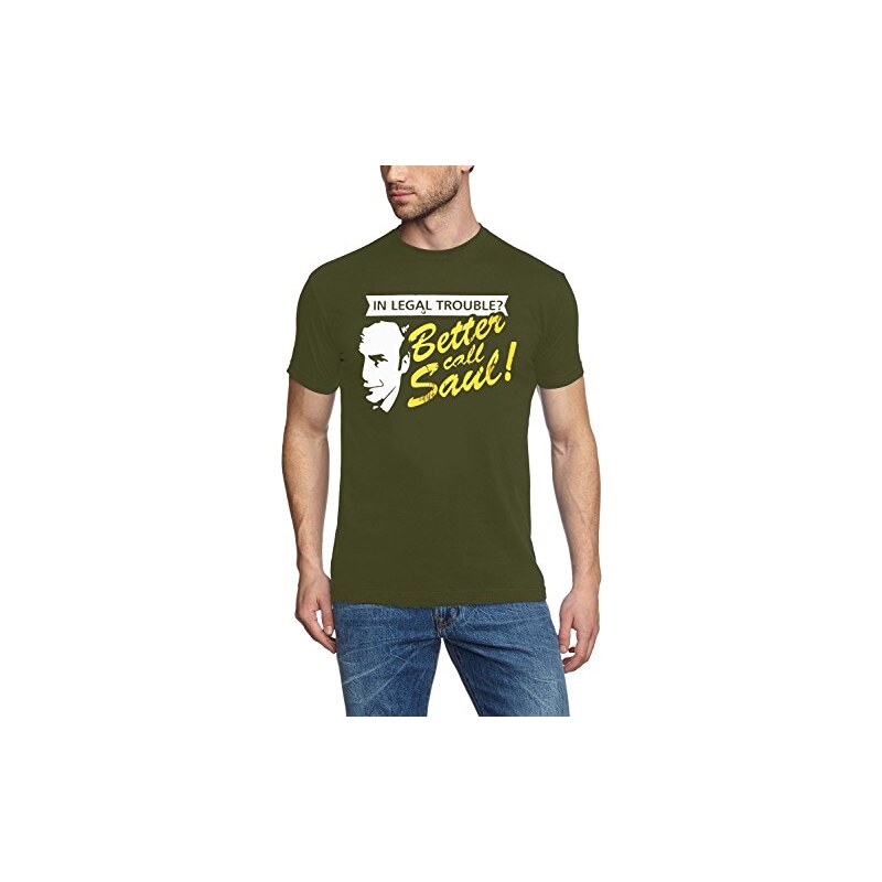Coole-Fun-T-Shirts T-Shirt In Legal Troube ? Better Call Saul ! Heisenberg