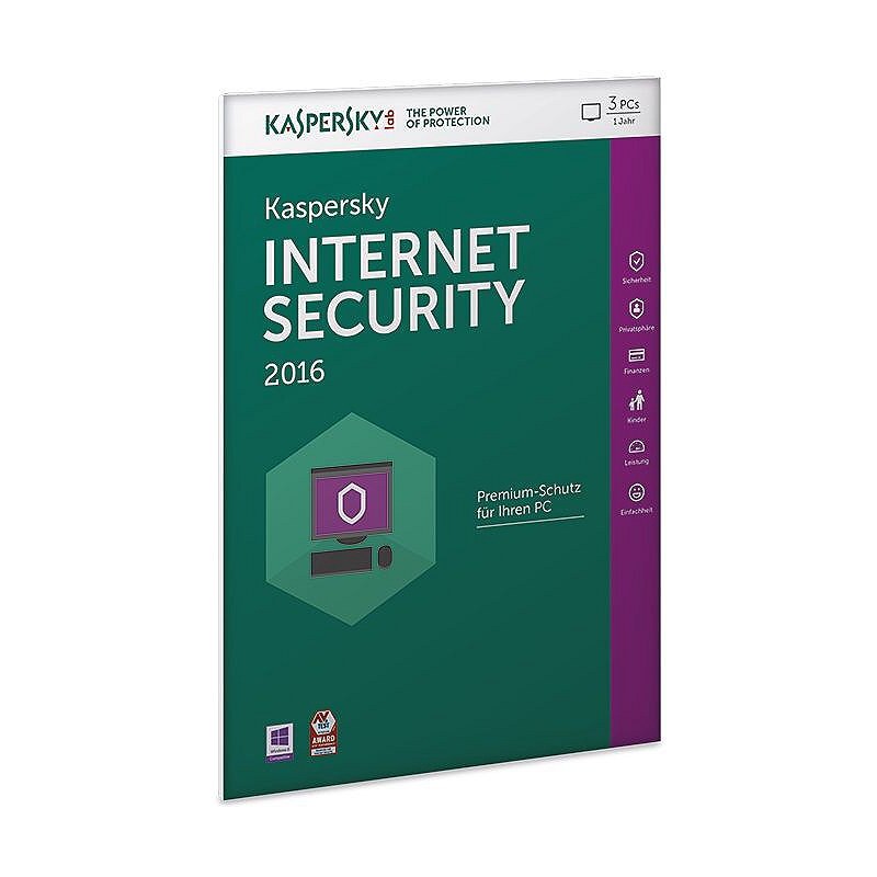 KASPERSKY Anti-Virus-Software »Internet Security 2016 FFP Box (3 Benutzer)«