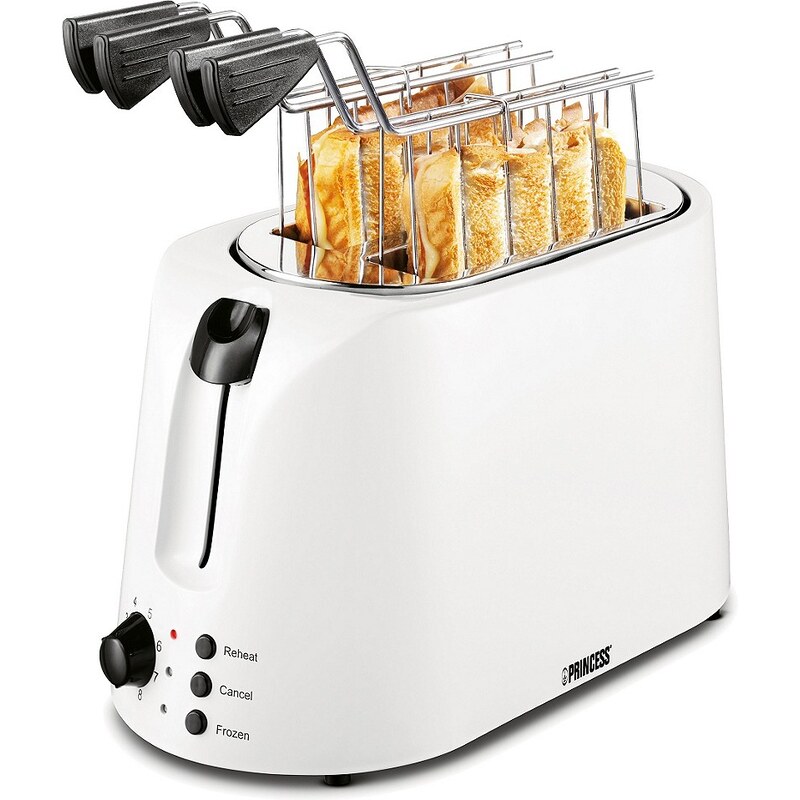 Princess Toaster Croque Monsieur Cool White, für 2 Scheiben, 1000 Watt