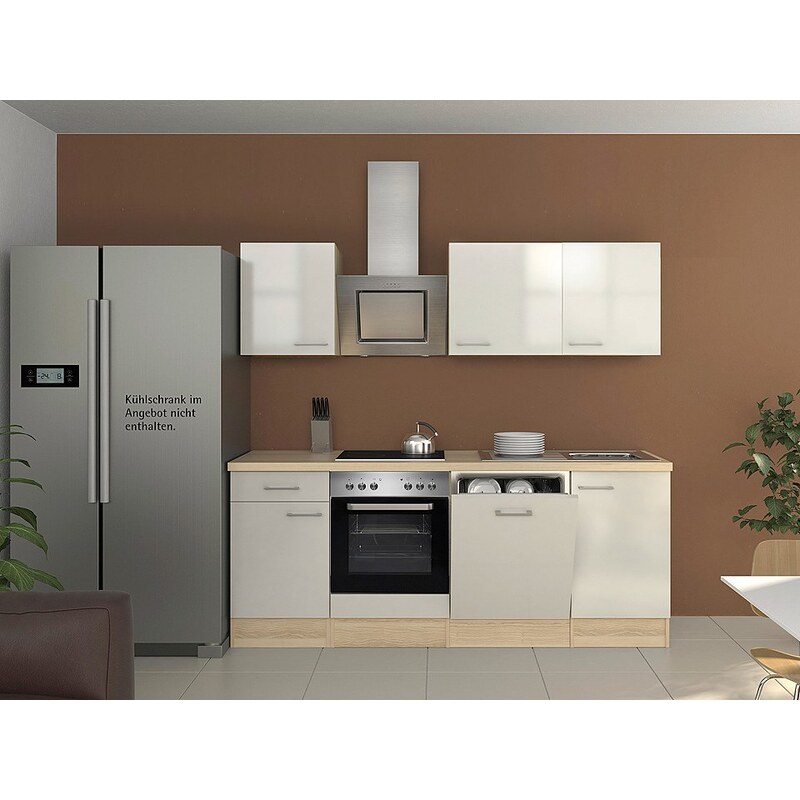 Küchenzeile mit E-Geräten »Oregon«, Breite 220 cm, Set 2
