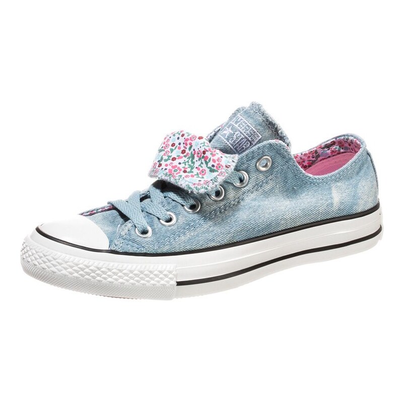 Converse CHUCK TAYLOR ALL STAR HIGH OX DOUBLE TONGUE CANVAS GRAPHIC Sneaker light blue denim/spring flower