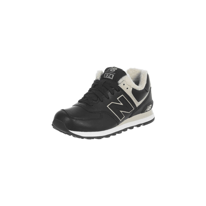 New Balance Ml574 Leather Fur Schuhe black