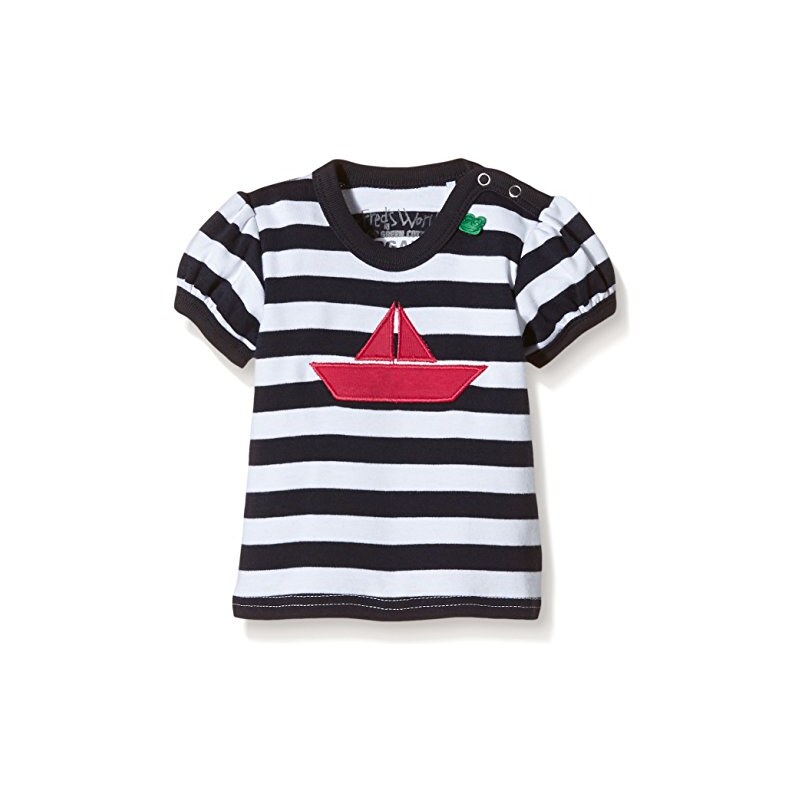 Fred's World by Green Cotton Baby - Mädchen T-Shirt Boat Stripe S/sl T Girl Baby