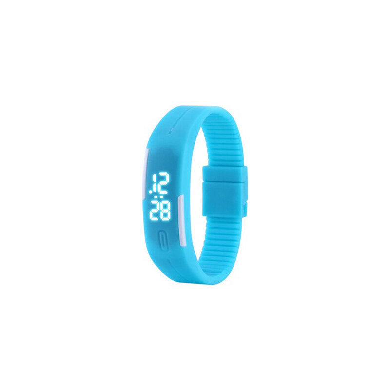 Lesara LED-Armbanduhr aus Silikon - Blau