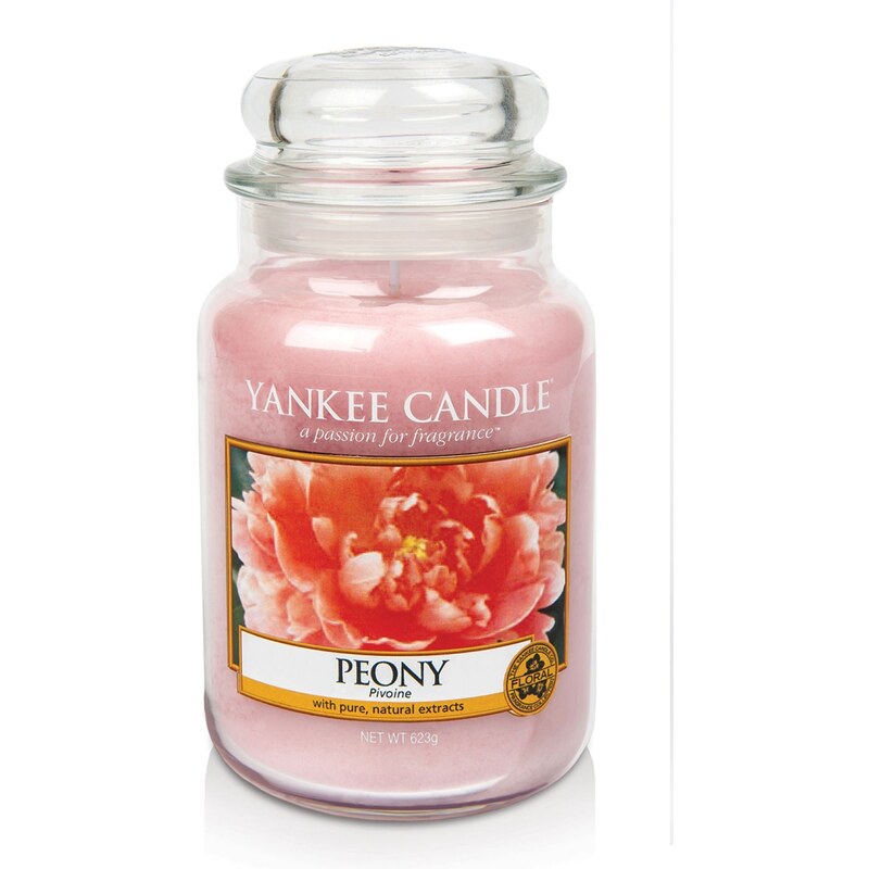 Yankee Candle Pivoine rose - Parfümierte Kerze - rosa