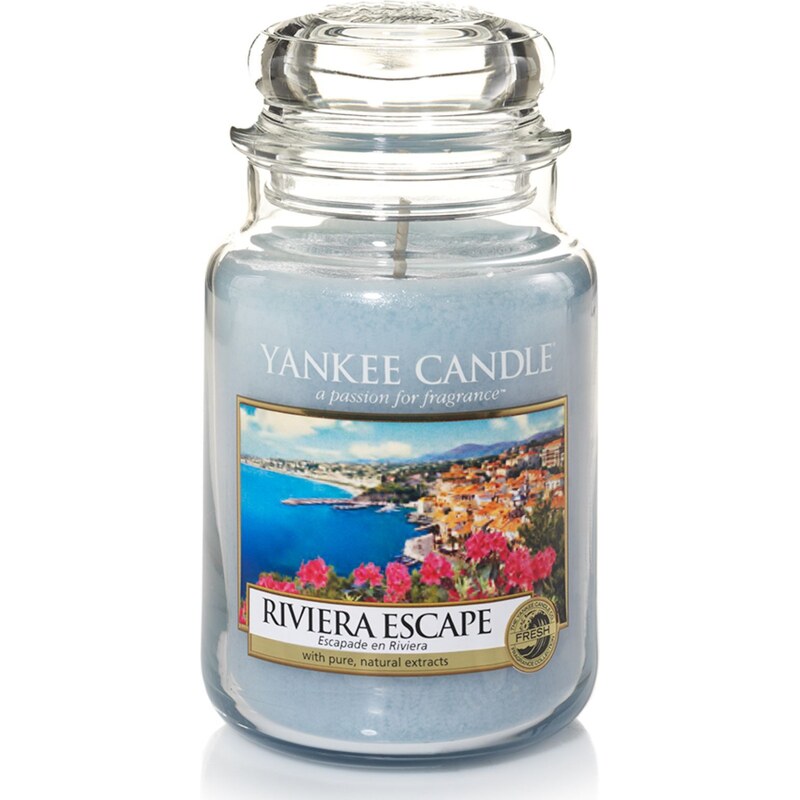Yankee Candle Escapade en Riviera bleu - Parfümierte Kerze - blau