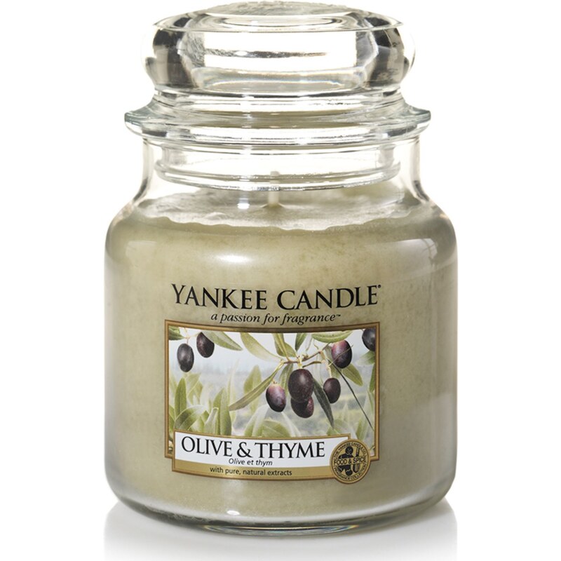 Yankee Candle Olive et Thym beige - Parfümierte Kerze - beige