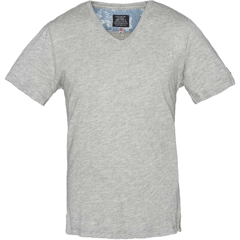Schott T-Shirt - grau