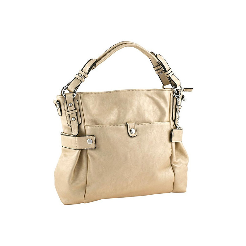 Lesara Tasche mit offener Seitentasche - Gold