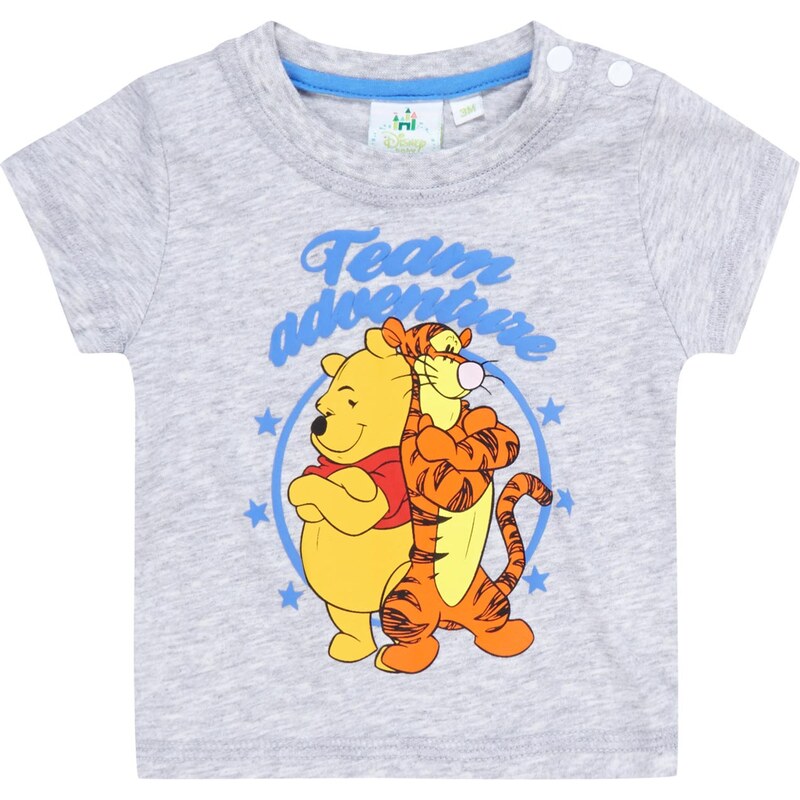 Disney Winnie Puuh T-Shirt grau in Größe 3M für Jungen aus 60 % Baumwolle 40 % Polyester