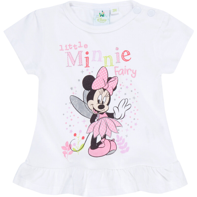 Disney Minnie T-Shirt weiß in Größe 3M für Mädchen aus 100% Baumwolle