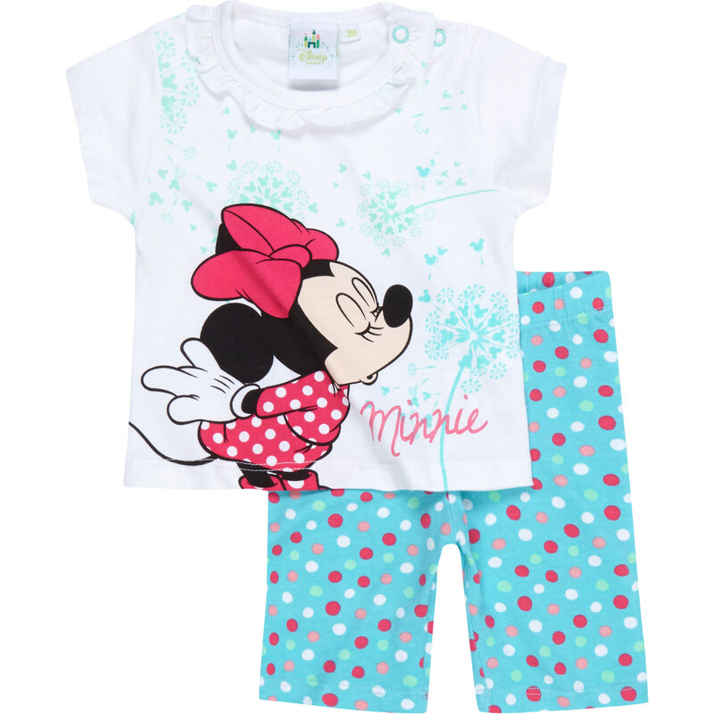 Disney Minnie T-Shirt mit Leggings türkis in Größe 3M für Mädchen aus Shirt: 100 % Baumwolle Shorts: 95 % Baumwolle 5 % Elastan
