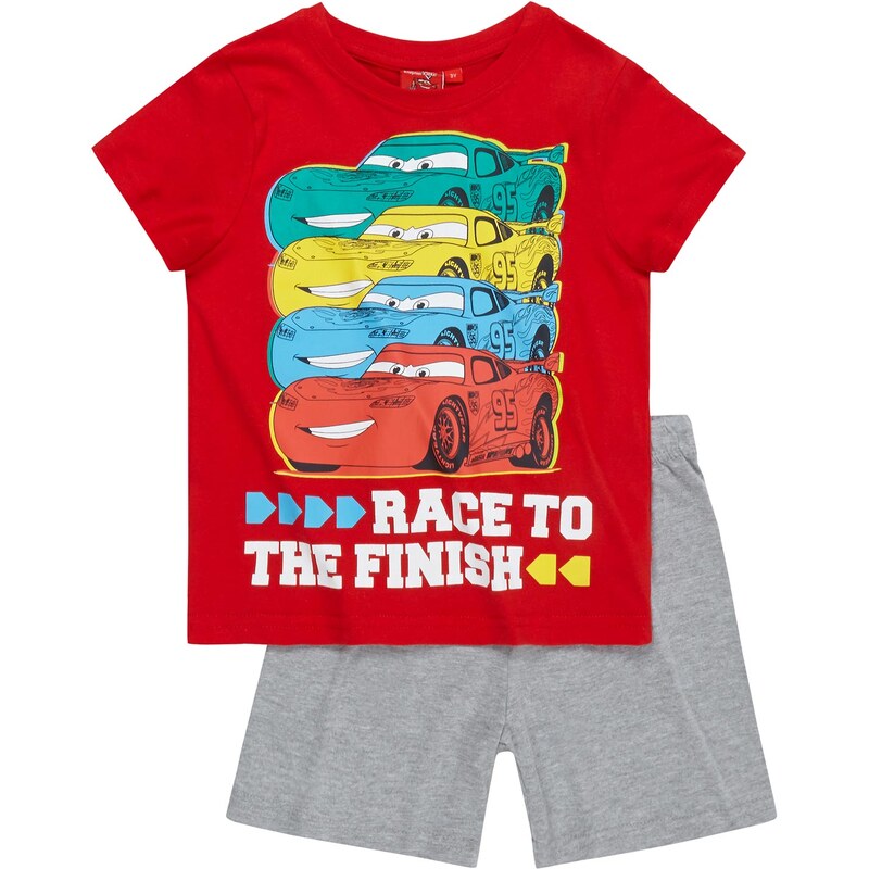Disney Cars Shorty-Pyjama rot in Größe 98 für Jungen
