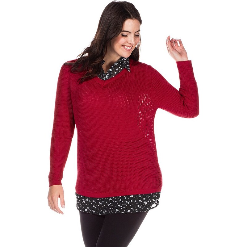 sheego Casual 2-in-1-Pullover